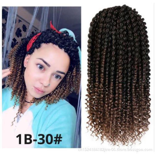 Japanese Kaneka fiber promotion list crochet passion pre twisted braids, pre twisted passion twist hair bomb
